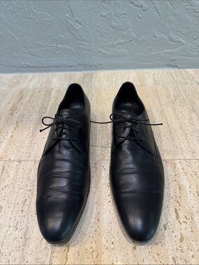 Aldo Classic Black Leather Men's Lace-Up Dress Shoes. Size 11